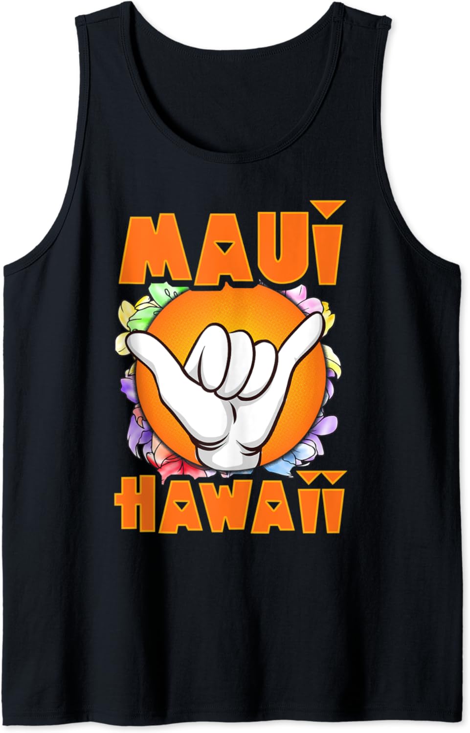 Hang Loose Maui, Hawaii Hawaiian Tank Top Clothing